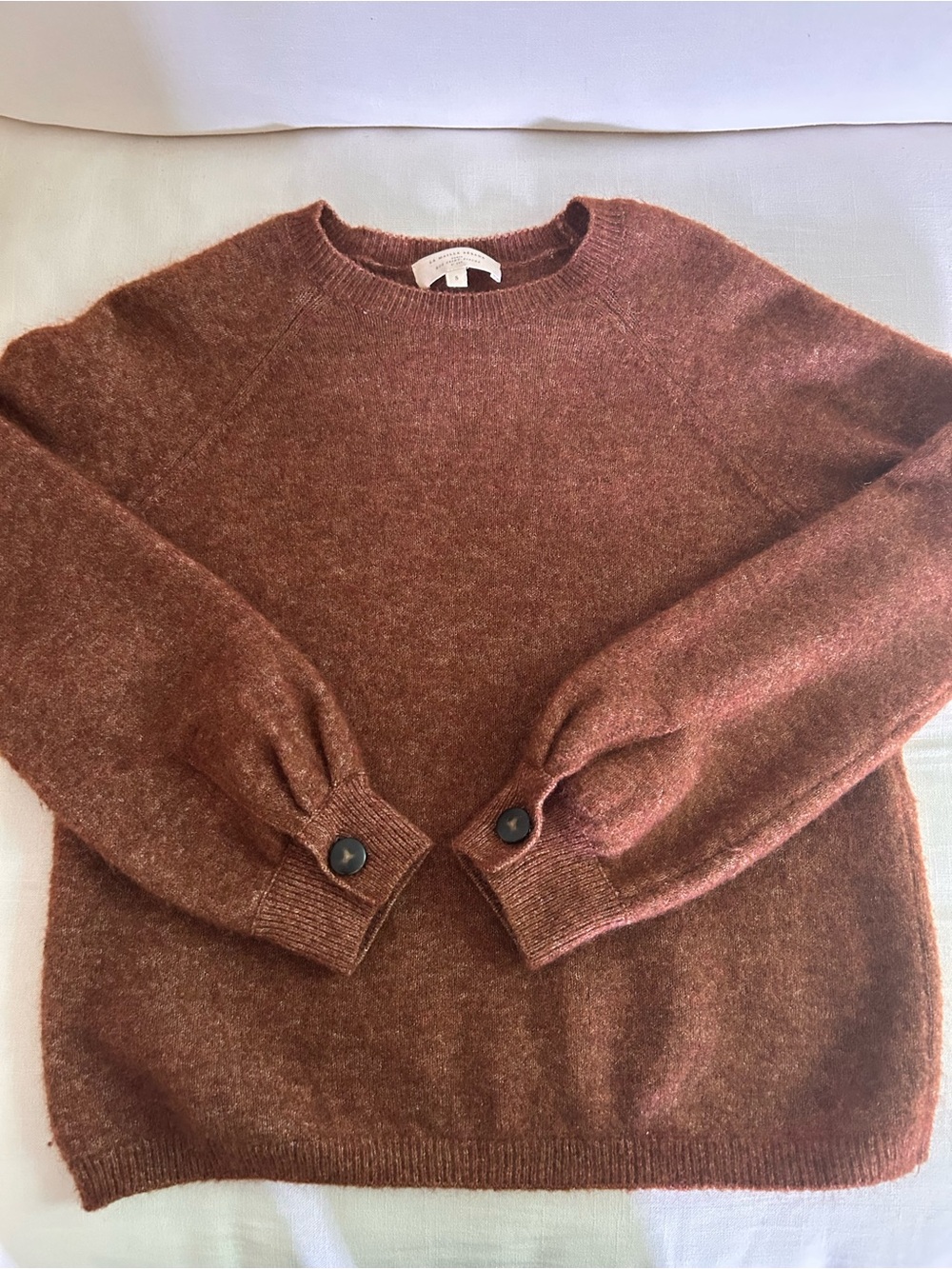 Sezane Luisa jumper chocolate